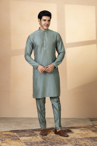 PISTA PUSHP JACKET KURTA SET