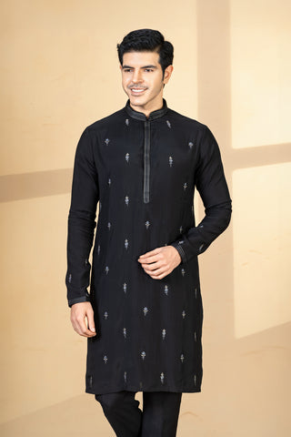 SAYAH VELVET JACKET KURTA SET