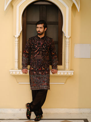 BLACK MAHAL KURTA SET