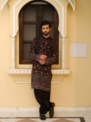 BLACK MAHAL KURTA SET