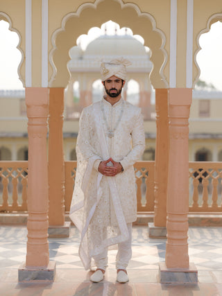 GAYATRI MANTRA SHERWANI SET