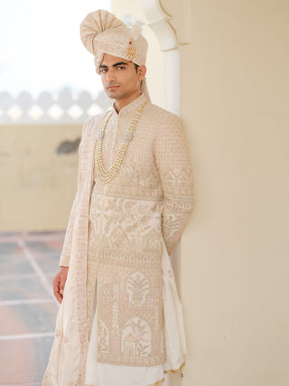 JASHN E JAIPUR SILK SHERWANI SET