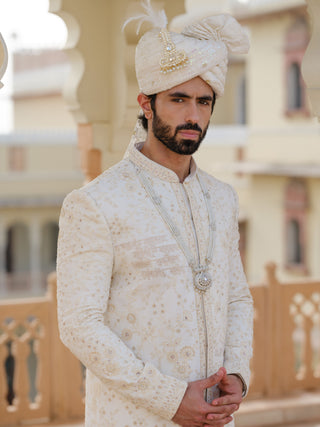 GAYATRI MANTRA SHERWANI SET